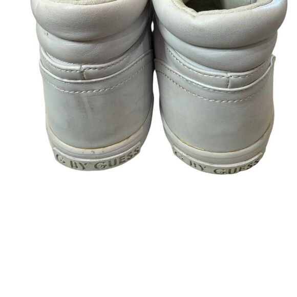 G by Guess Women's White Mid Lace-up Sneakers 8.5 - Picture 5 of 6